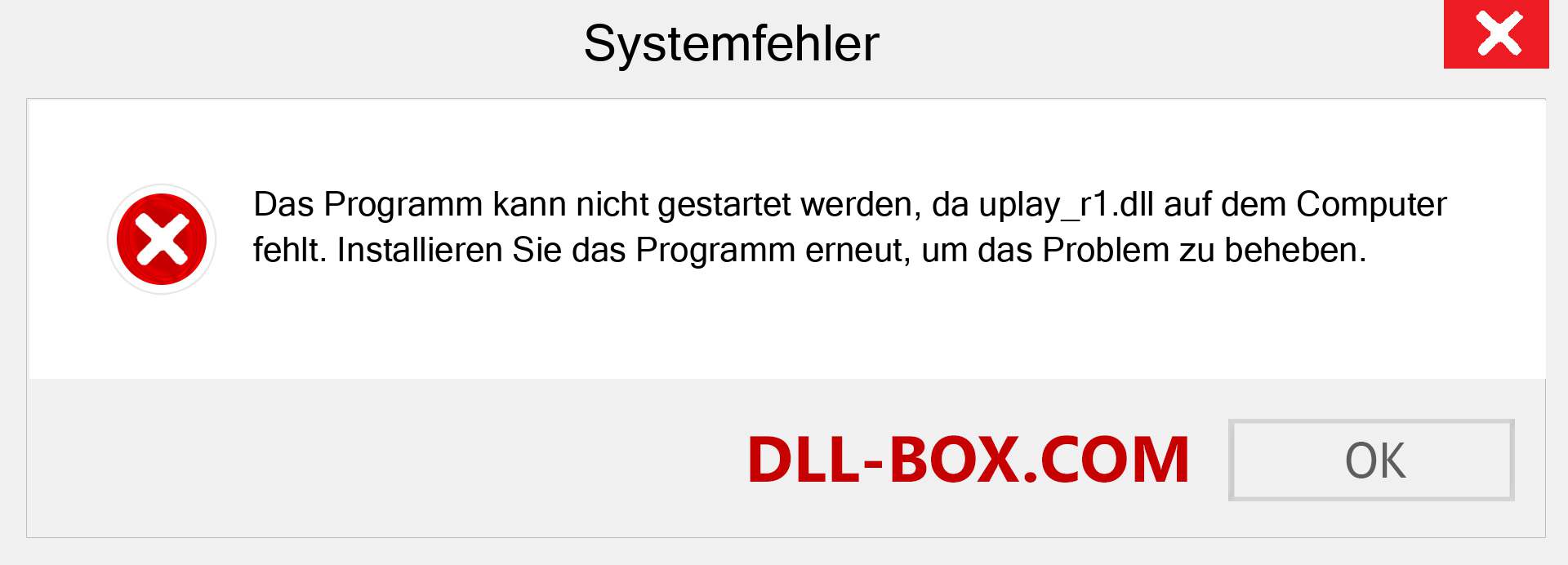 uplay_r1.dll-Datei fehlt?. Download für Windows 7, 8, 10 - Fix uplay_r1 dll Missing Error unter Windows, Fotos, Bildern